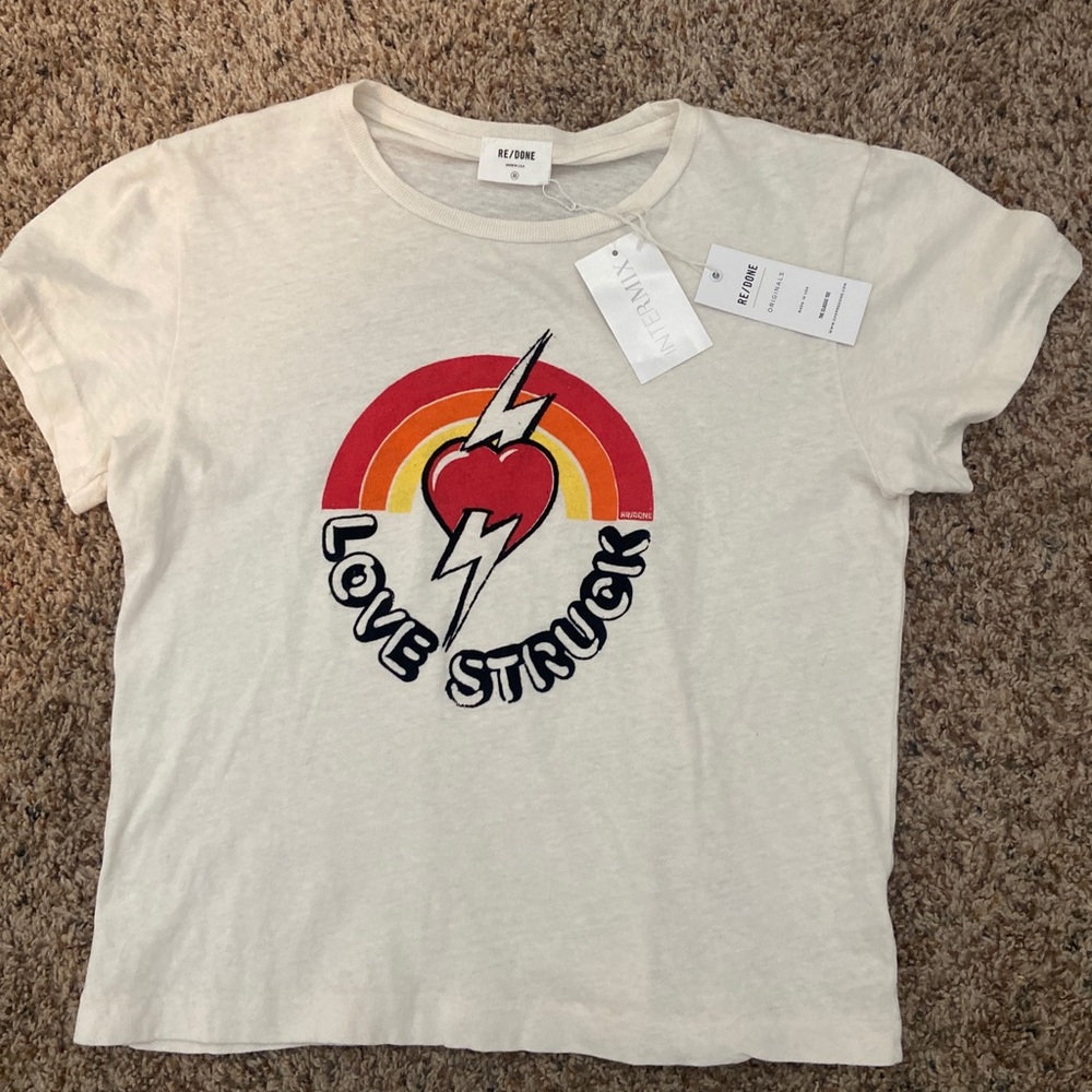 Womens RE/ DONE graphic tee